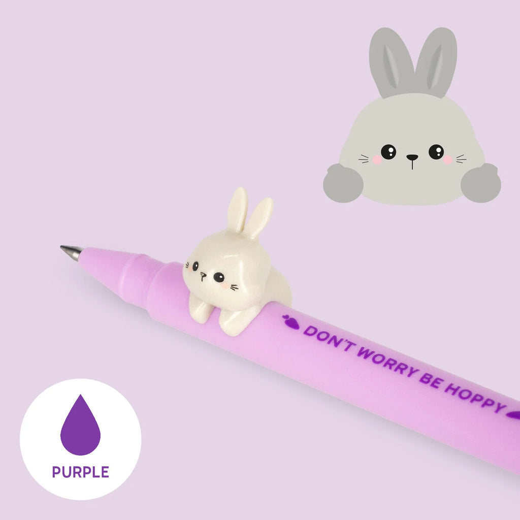 Gelpen met “Don't Worry Be Hoppy”- Bunny - Lovely Friends