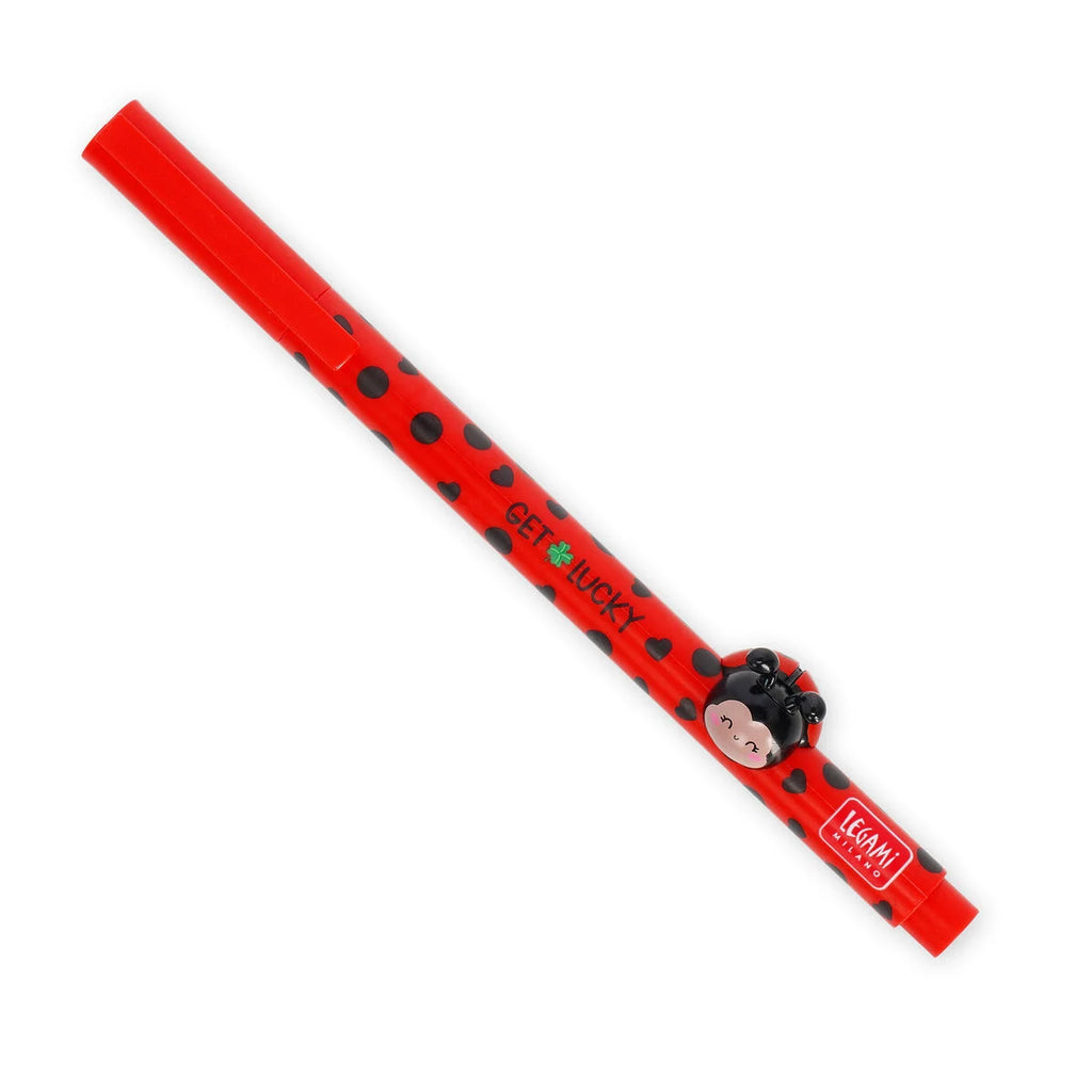 Gelpen met “Get Lucky”-lieveheersbeestje - Lovely Friends