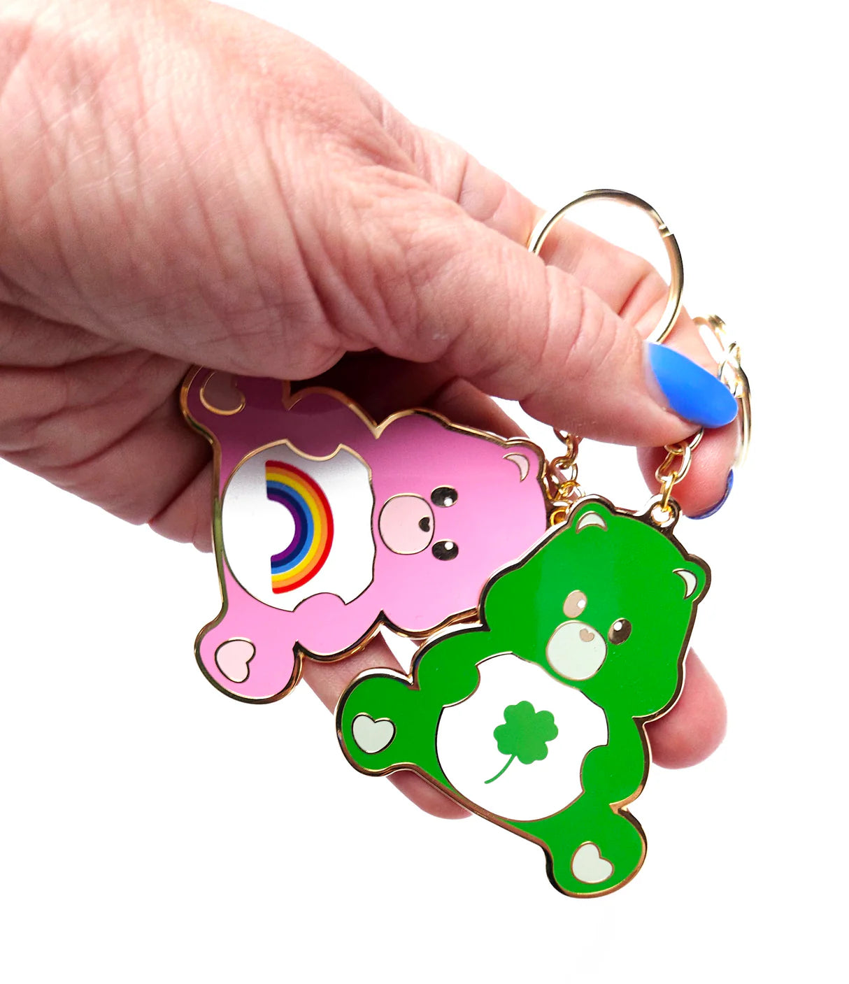 Rainbow Care Bear Sleutelhanger