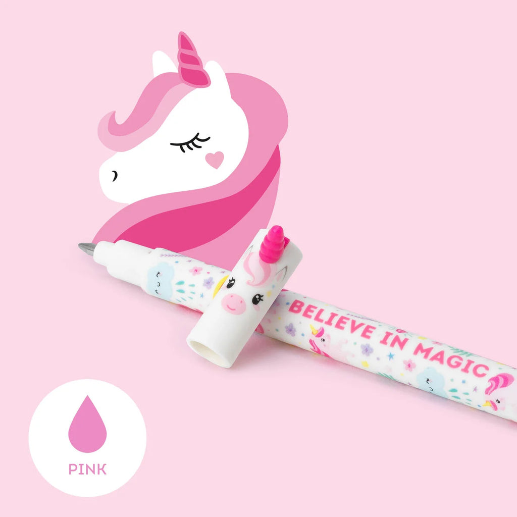 Uitwisbare gelpen - Erasable Gel Pen Eenhoorn