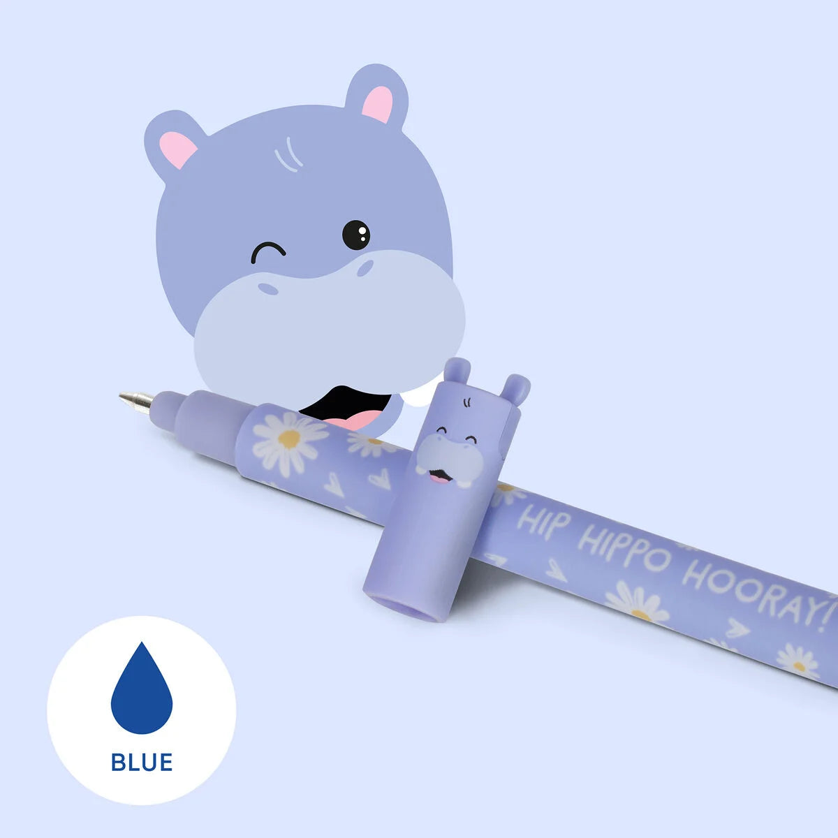 Uitwisbare gelpen - Erasable Gel Pen Nijlpaard