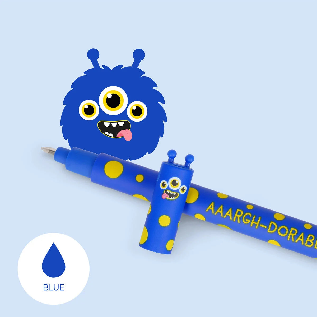 Uitwisbare gelpen - Erasable Gel Pen Monster