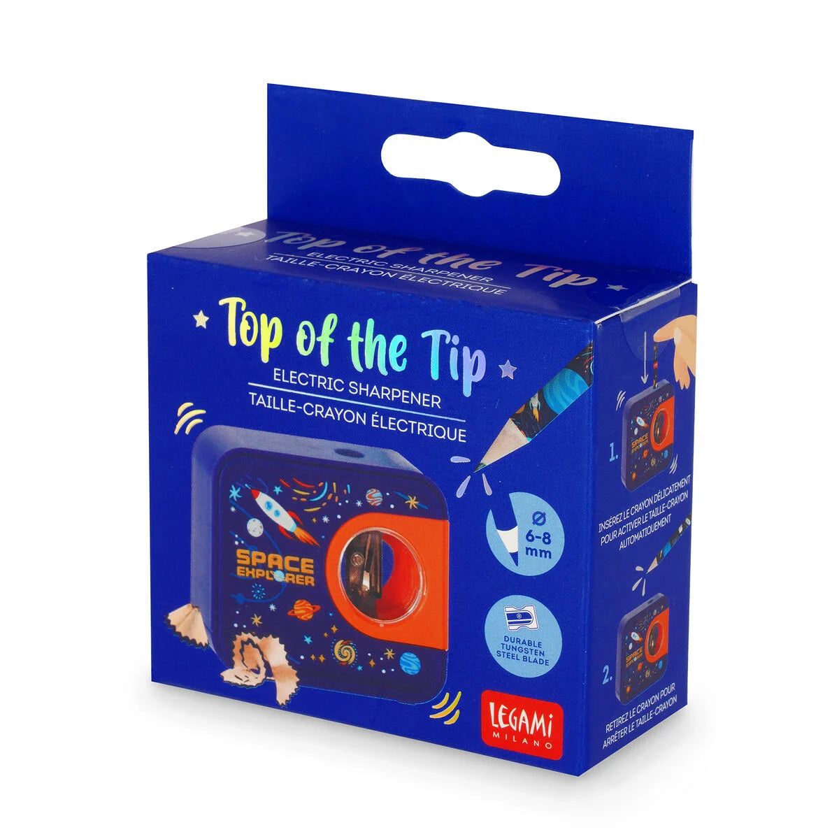 Elektrische potloodslijper - Top of the Tip - Space