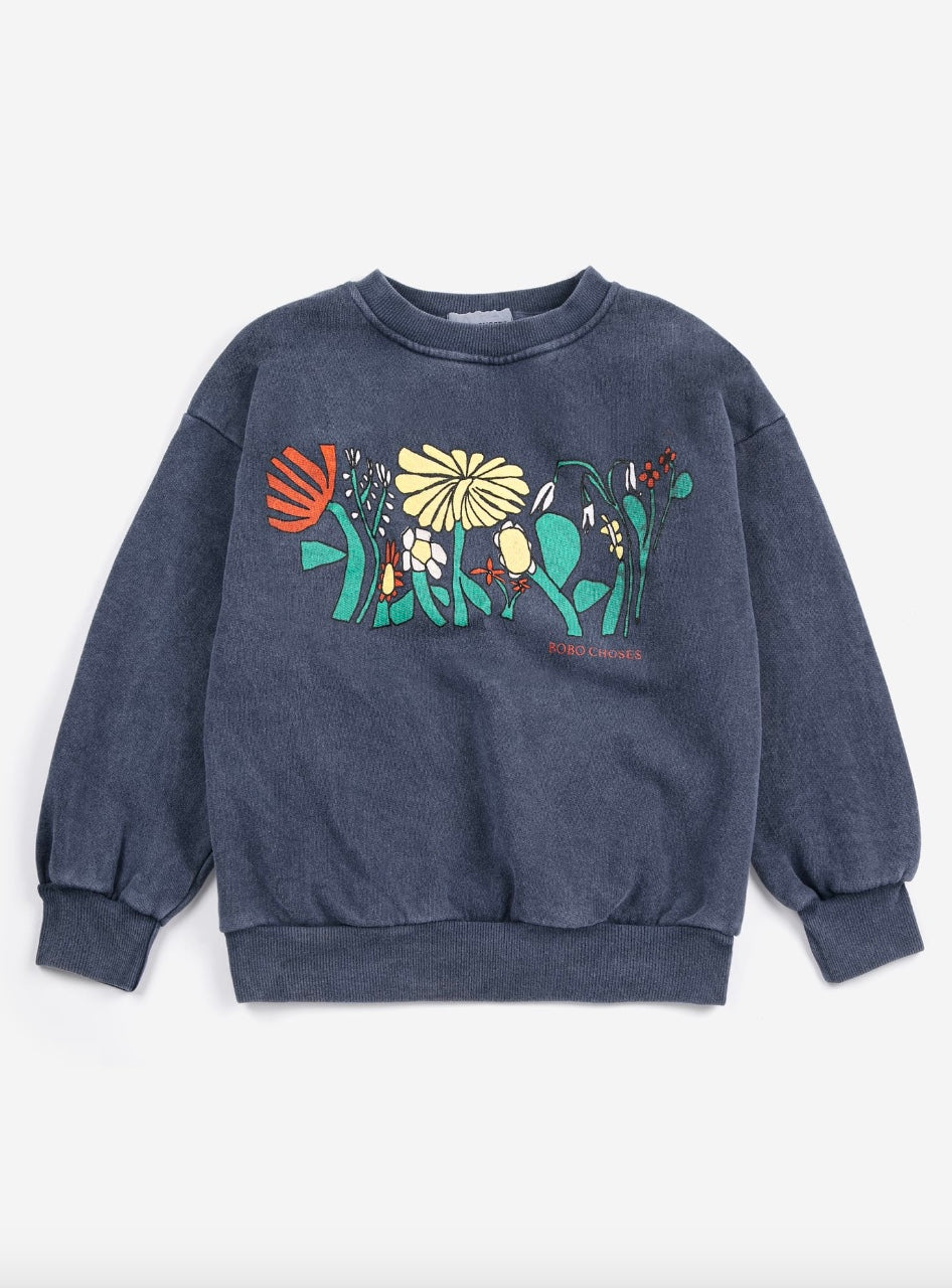 Color Herbalist sweatshirt Navy Blue