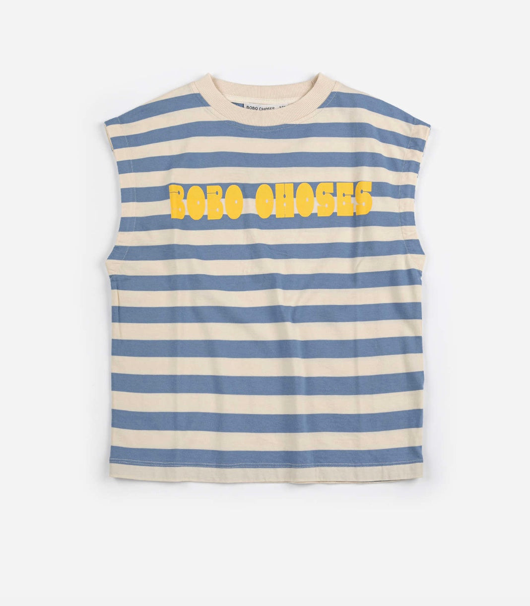 Bobo Choses Modern striped sleeveless T-shirt