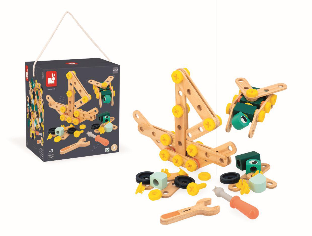 Brico'Kids Ton met 100 stukken