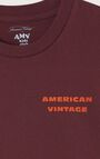 Kinderen-t-shirt Fizvalley - Aubergine Vintage