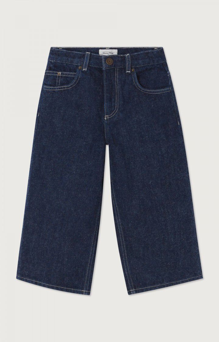 Kinderbaggy Jeans Nafow - Geborsteld Blauw