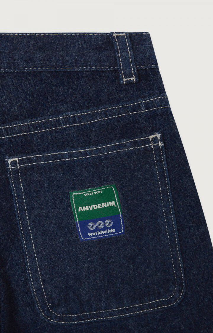 Kinderbaggy Jeans Nafow - Geborsteld Blauw