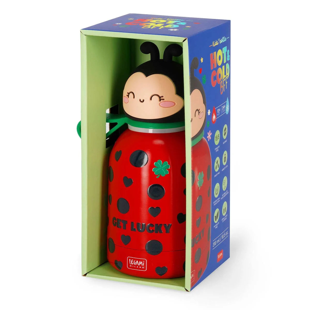 Isothermische RVS drinkfles - Hot&Cold Bff Ladybug