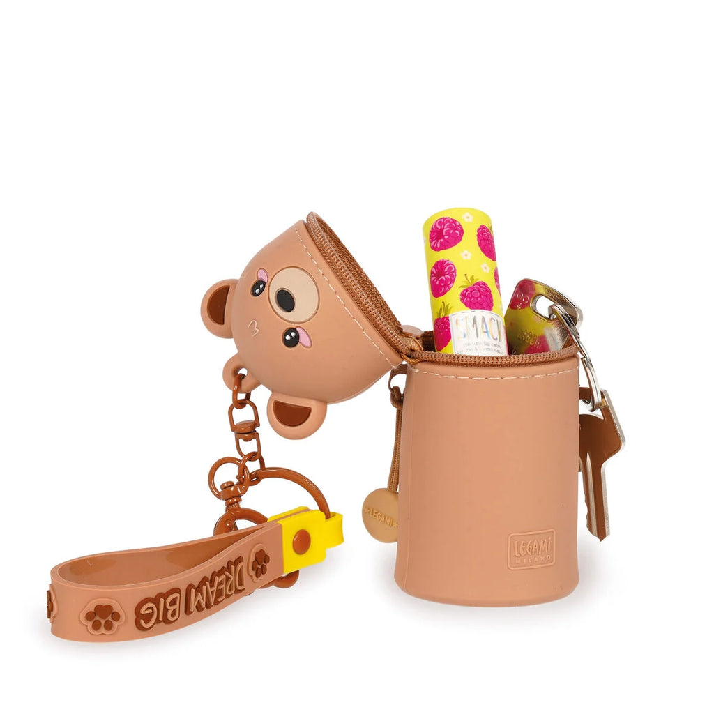 Mini Kawaii - Portemonnee met sleutelhanger - Teddy Bear