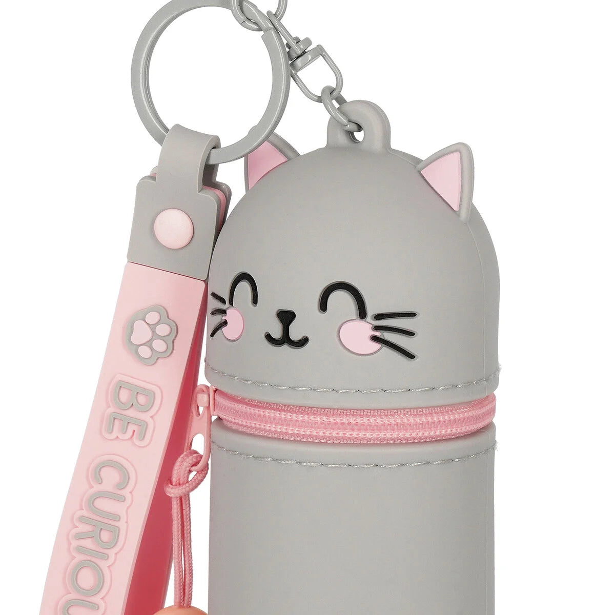 Mini Kawaii - Portemonnee met sleutelhanger - Kitty