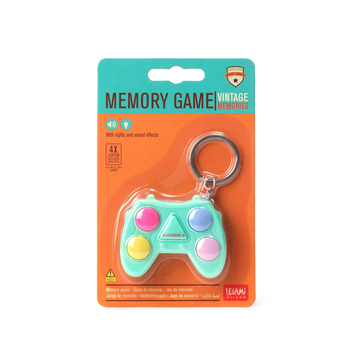 Memory game - geheugenspel licht en geluid turquoise