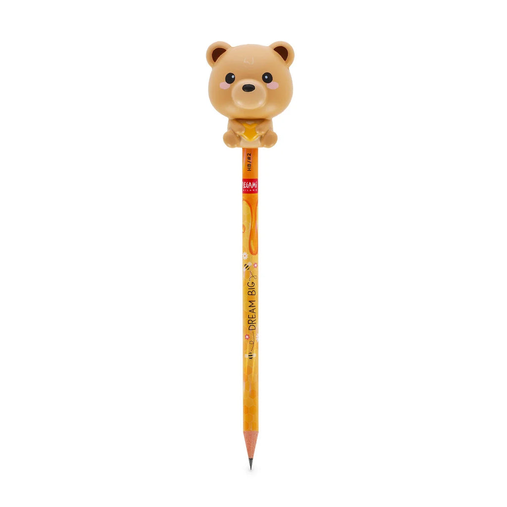 Potlood met Squishy - Squeezies - Teddy Bear