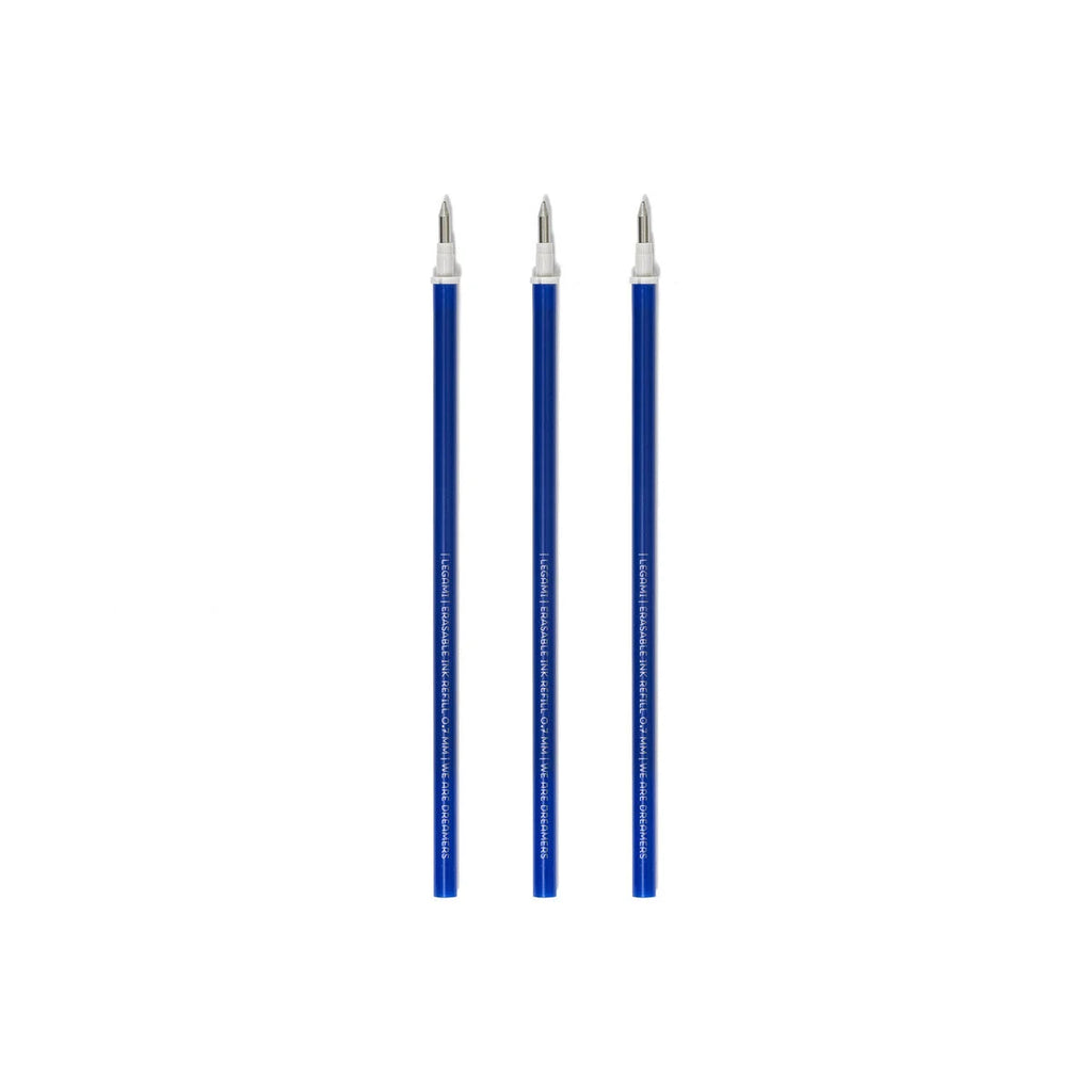 Navulling voor Legami pennen blauw - set van 3