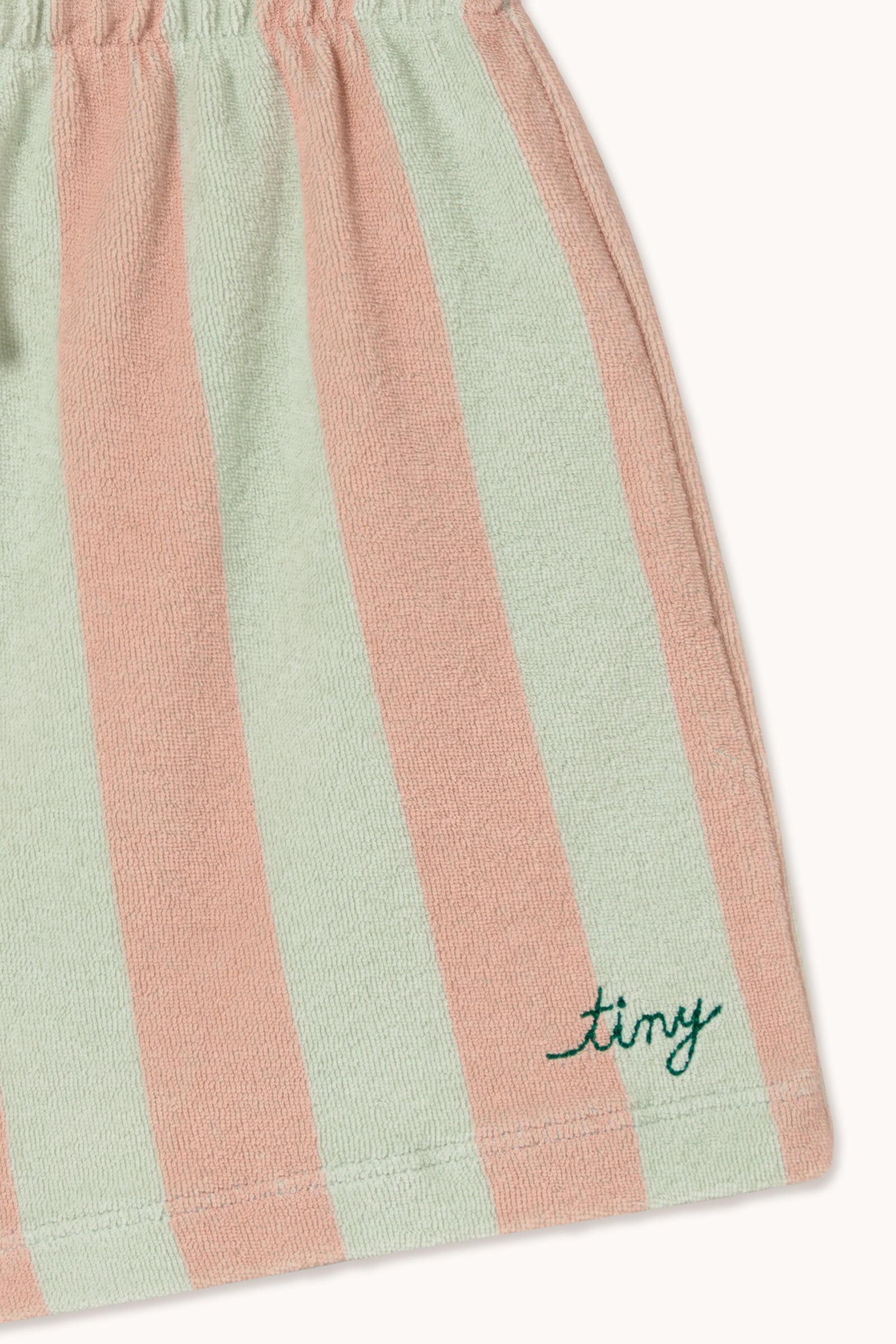 STRIPES TOWEL SHORTS *wild rose*