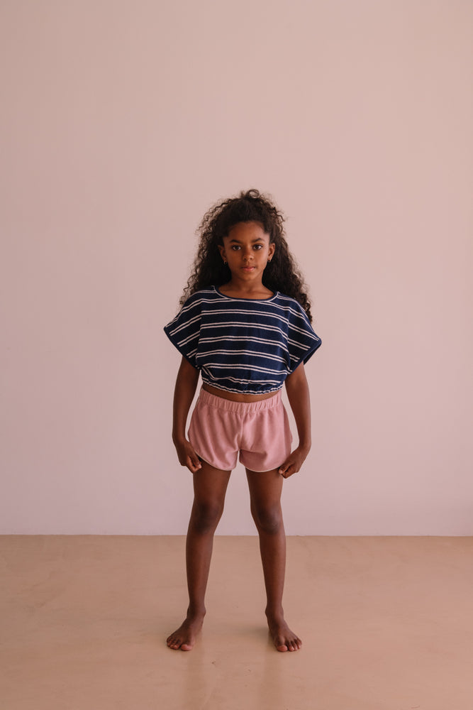 Top Bree Navy Stripes