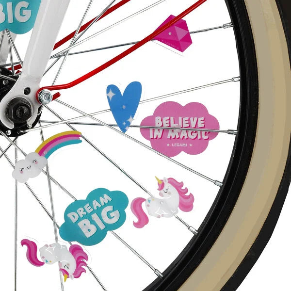 PIMP YOUR BIKE! - 30 BICYCLE SPOKE DECORATIONS - UNICORN