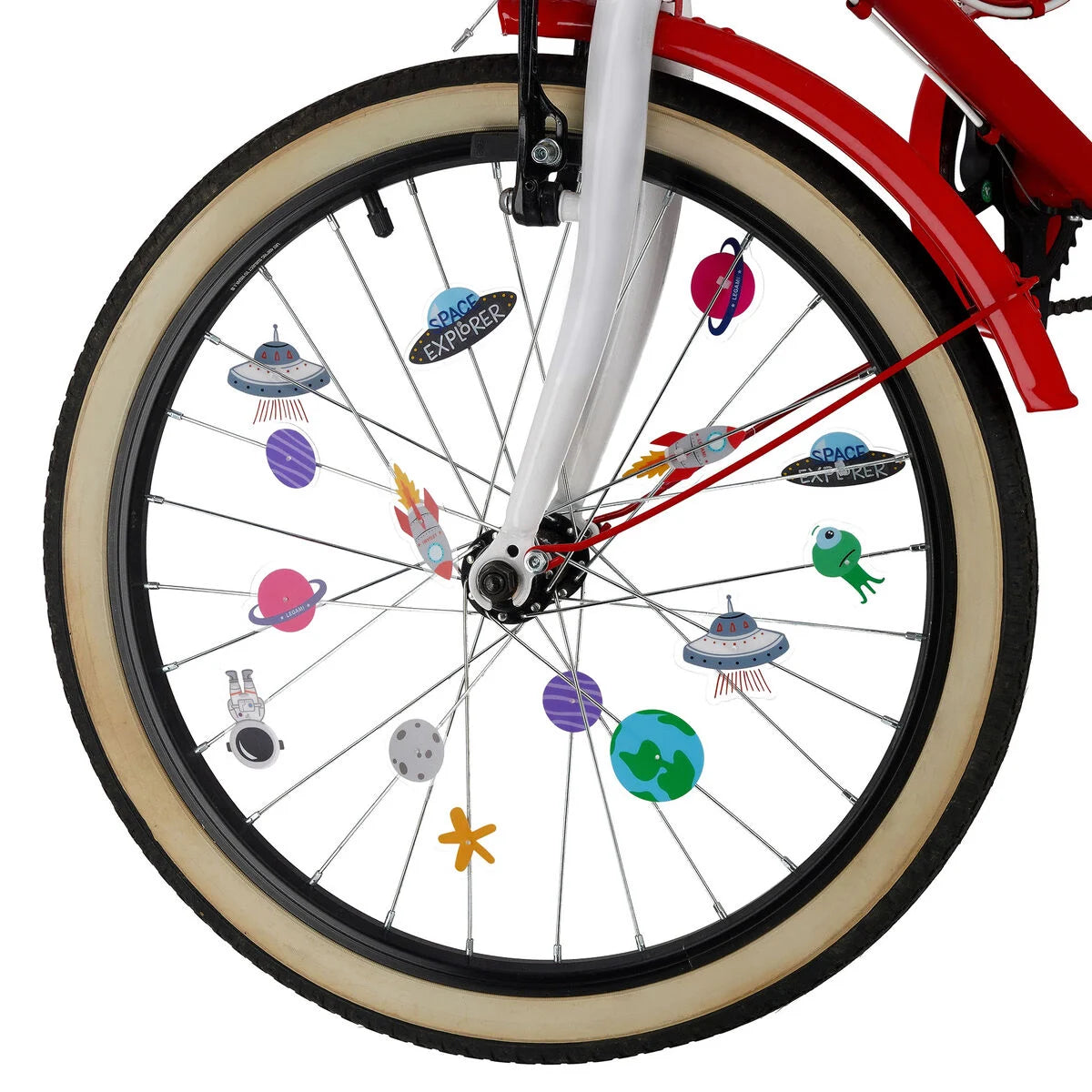 PIMP YOUR BIKE! - 30 BICYCLE SPOKE DECORATIONS - SPACE