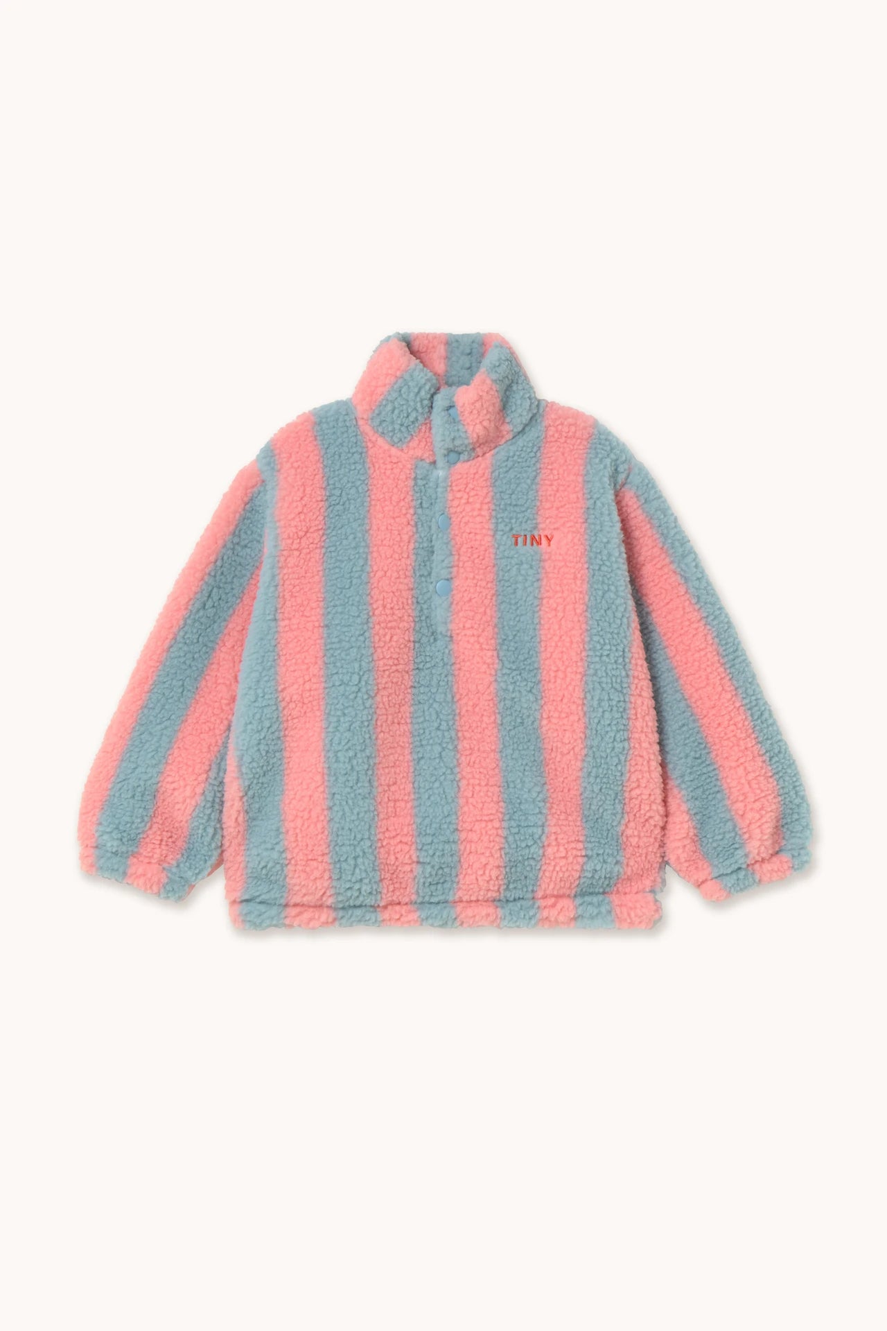STRIPES SHERPA SWEATSHIRT
