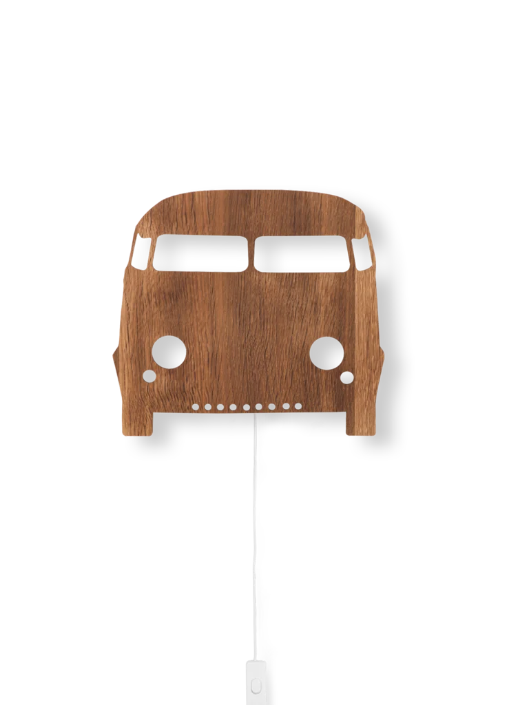 Car Lamp - Gerookte eik