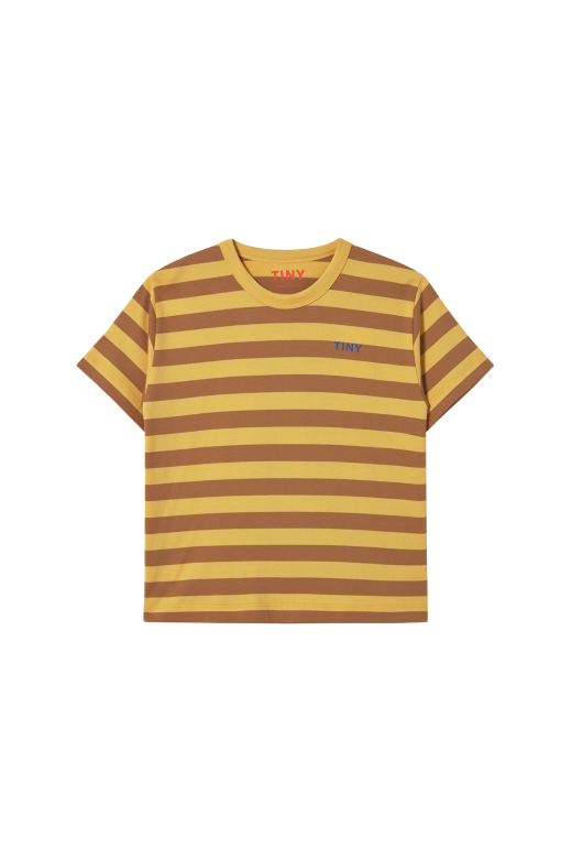 Stripes Knit Tee Soft Yellow