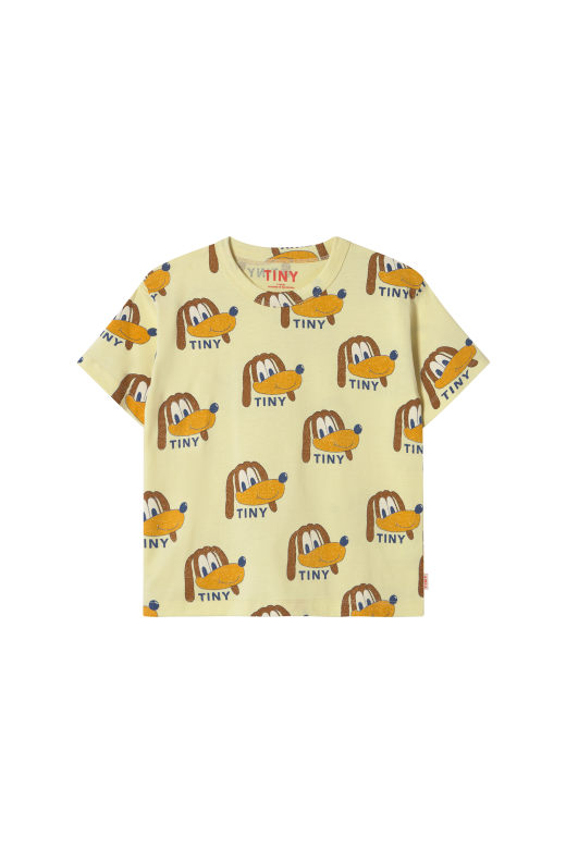 Dogs Tee Soft Yellow