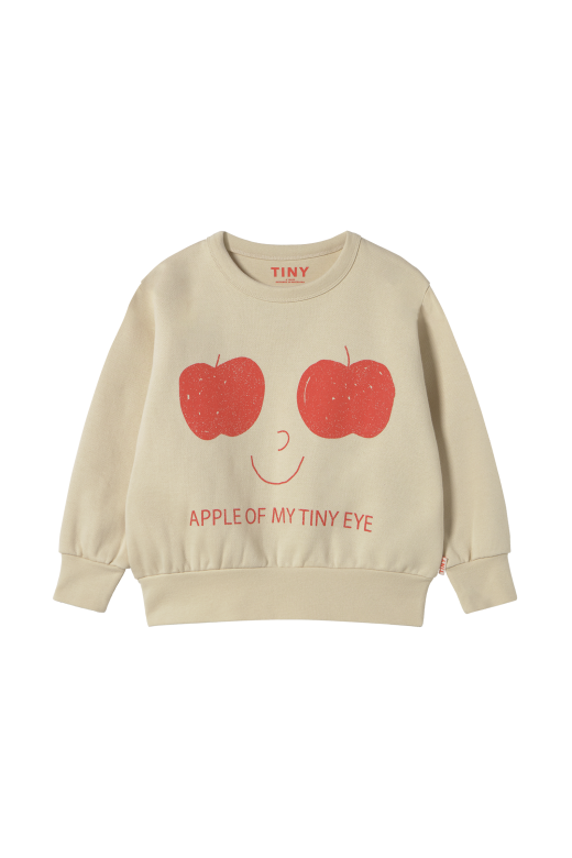 Apples Eyes Graphic Sweatshirt Vanilla