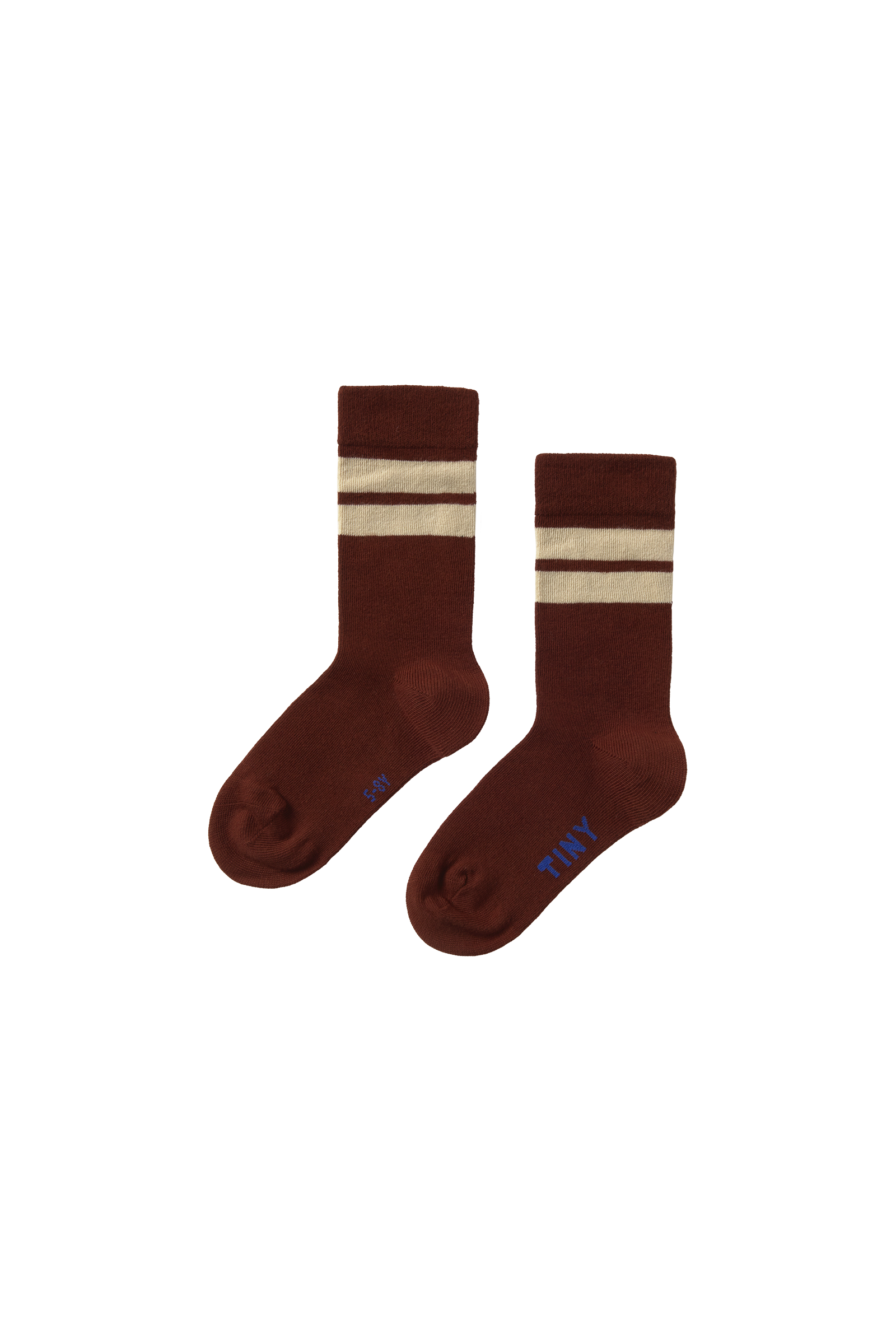 Stripes Medium Socks Dark Brown