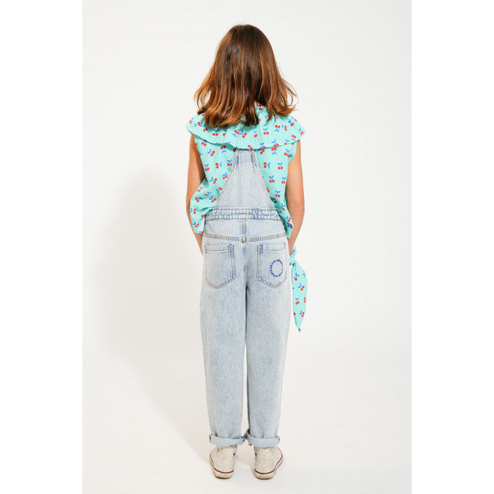Dungarees Washed Blue Denim
