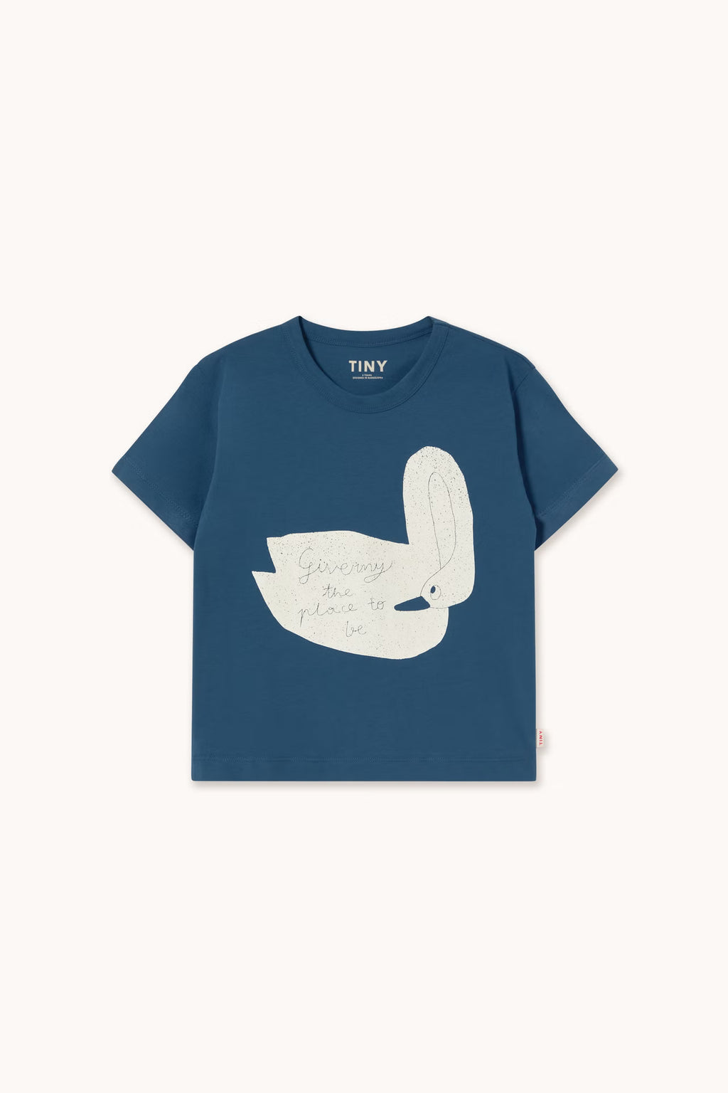 SWAN GRAPHIC TEE *light navy*