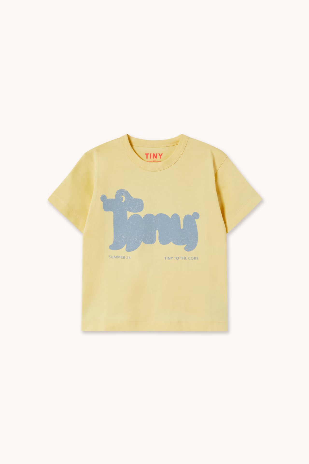 TINY DOG GRAPHIC TEE *dusty yellow*