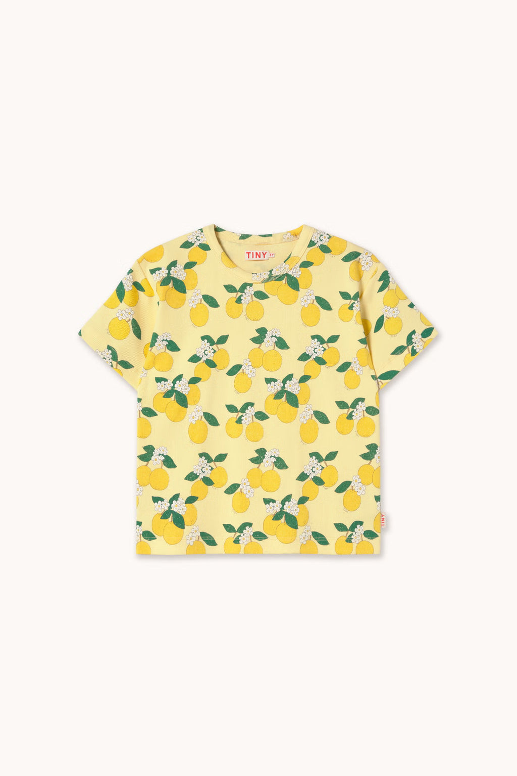 ORANGES RIB TEE *mellow yellow*