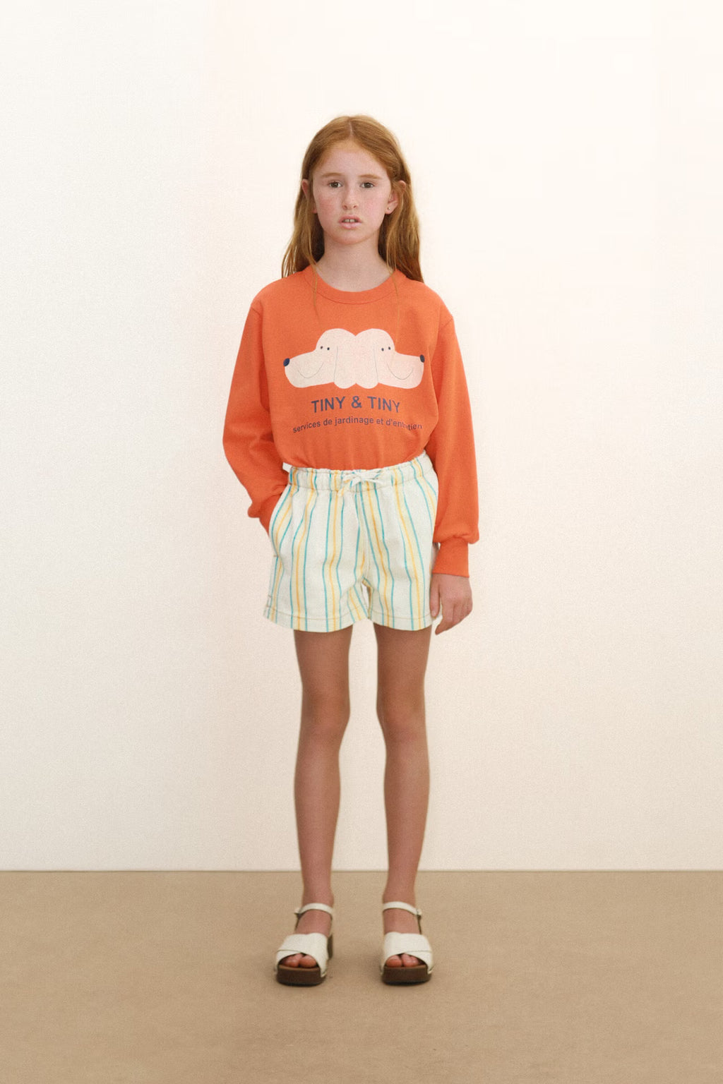 TINY&TINY GRAPHIC SWEATSHIRT *summer red*
