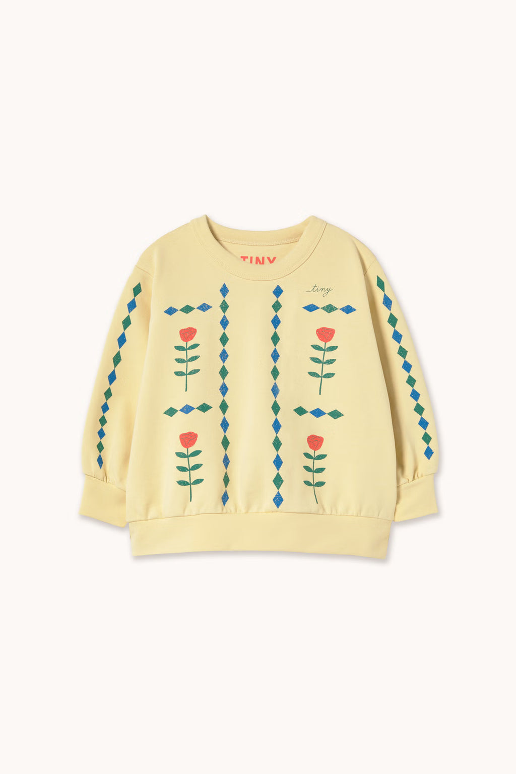 DIAMONDS GRAPHIC SWEATSHIRT *dusty yellow*