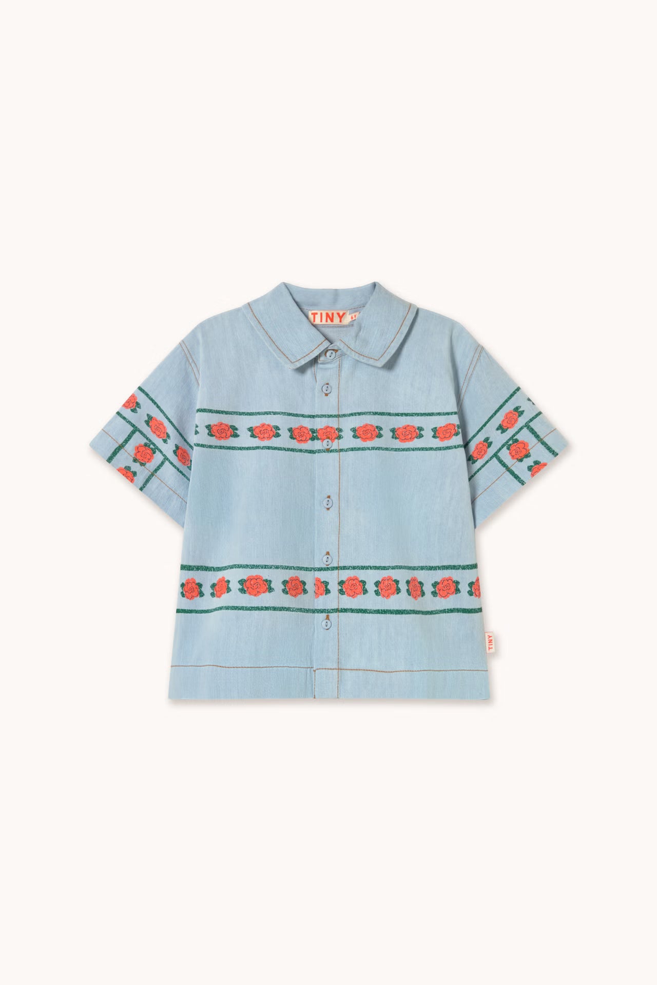 ROSES DENIM SHIRT *light wash denim*