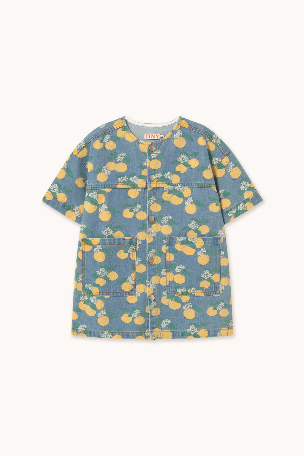 ORANGES DENIM DRESS