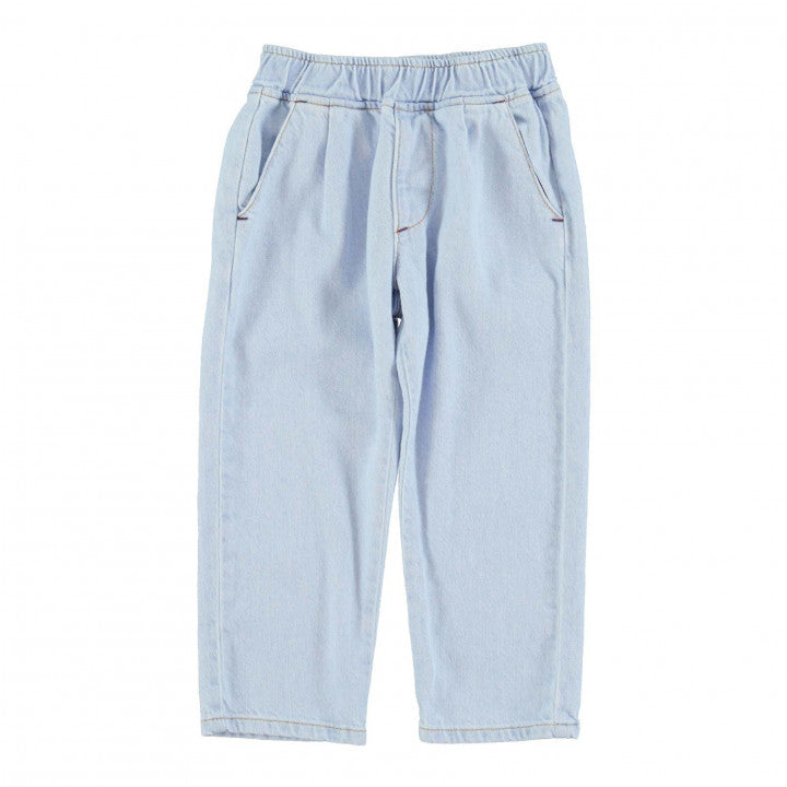 Trousers Light Blue Soft Denim